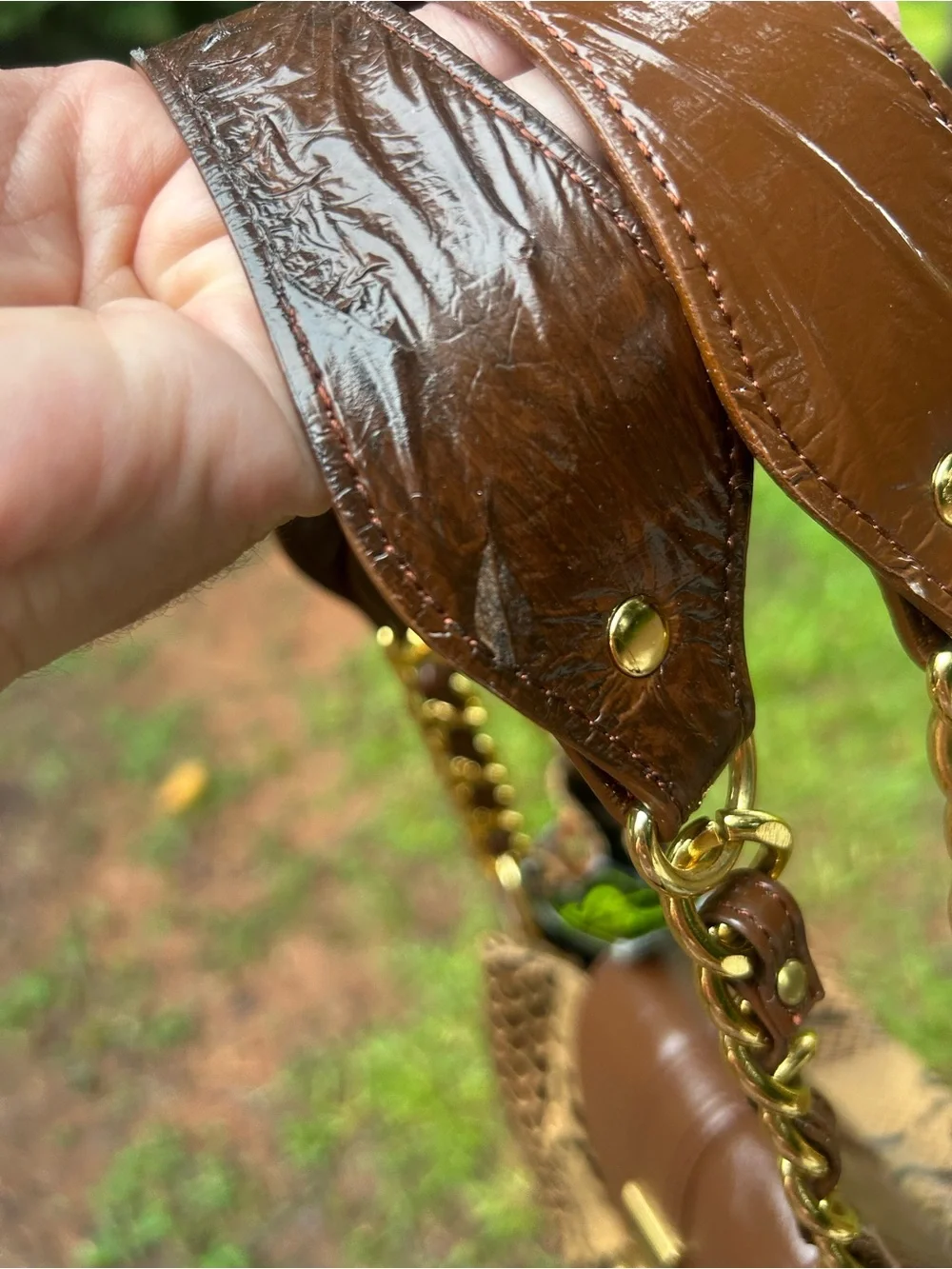 Original by Sharif 1827 NWT Snake Print Shoulder Bag w/ Pouch - Read Description